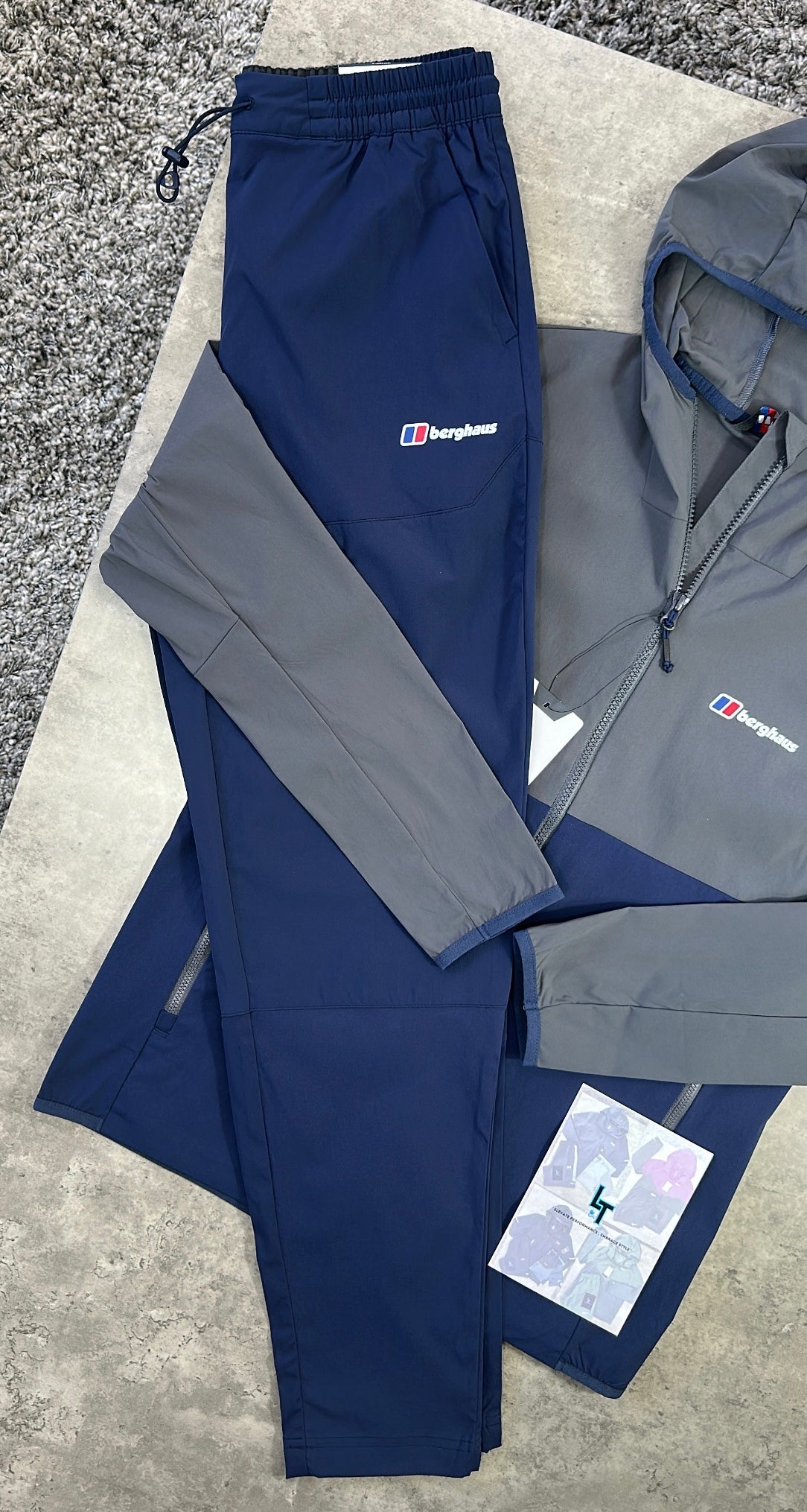 BERGHAUS THERAN TRACKSUIT - NAVY/GREY