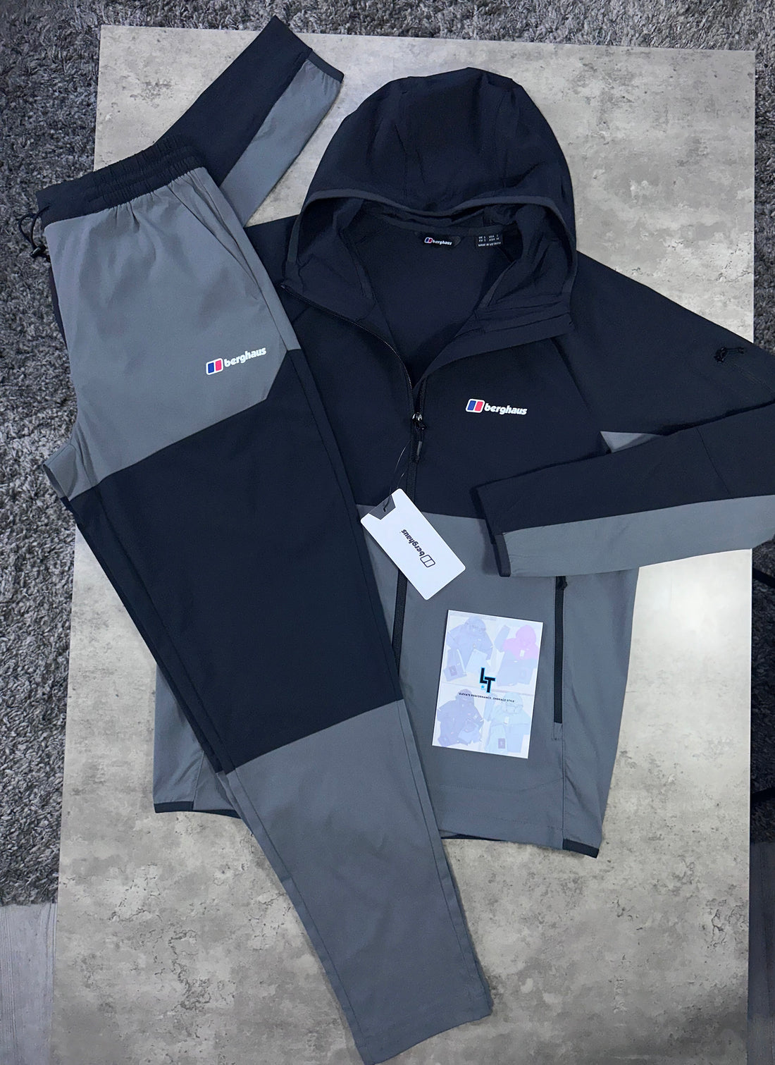 BERGHAUS THERAN TRACKSUIT - BLACK/GREY