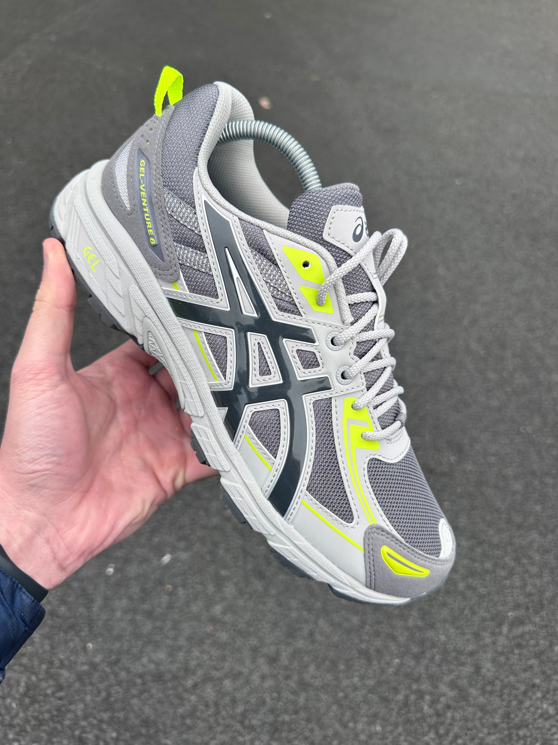 ASICS GEL VENTURE 6 - GREY / NEON