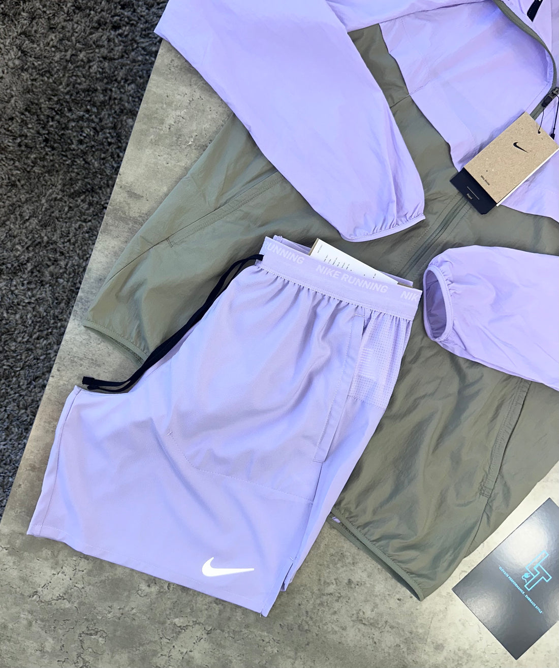 NIKE STRIDE JACKET SET - LILAC