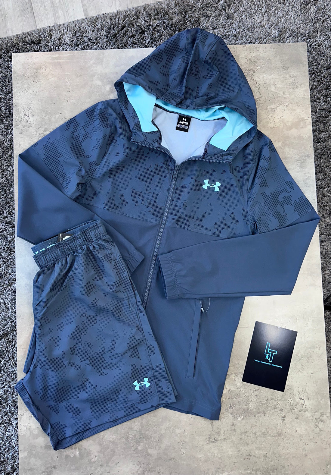 UNDER ARMOUR VANISH CAMO SET - BLUE
