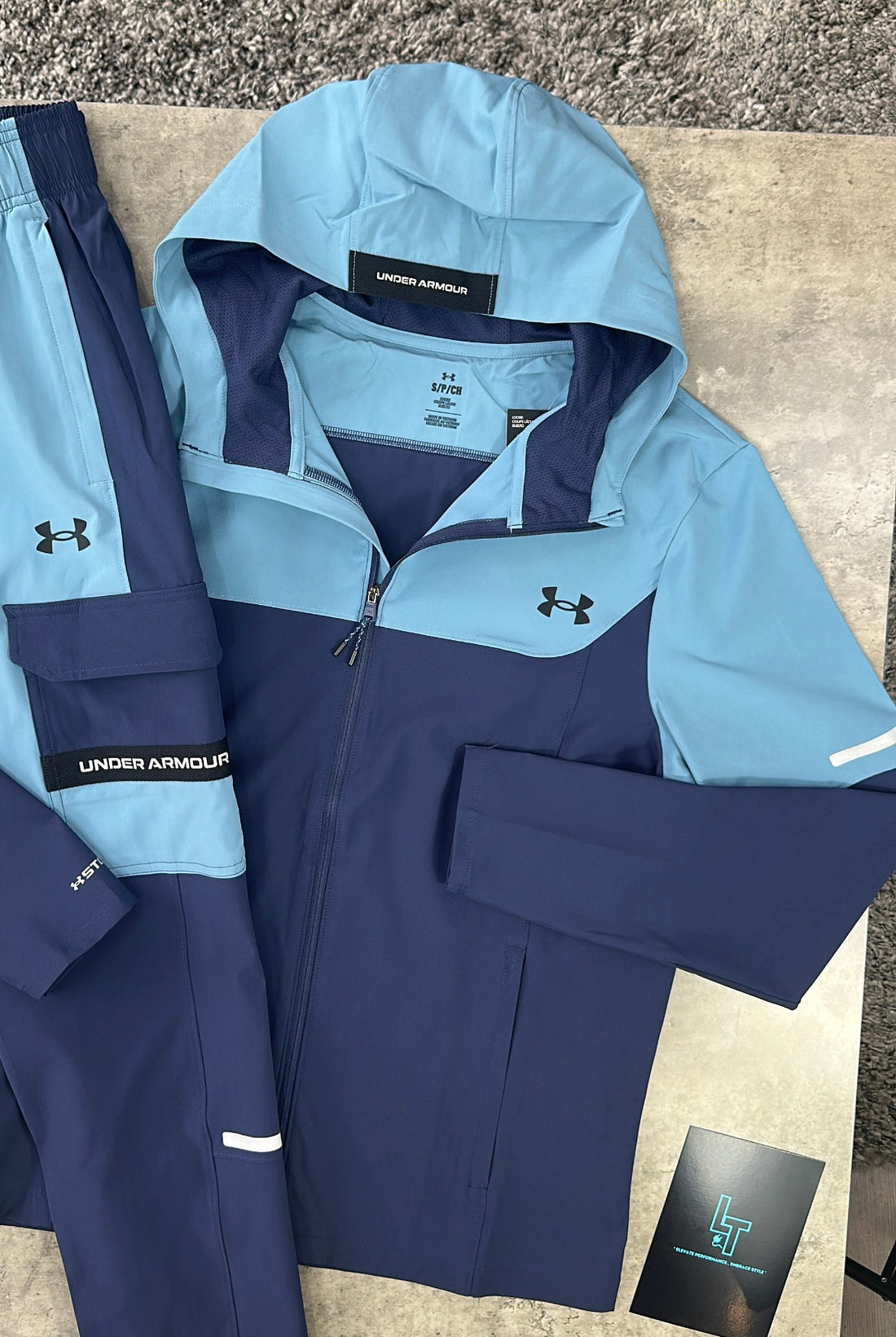UNDER ARMOUR TECH UTILITY TRACKSUIT - BLUE