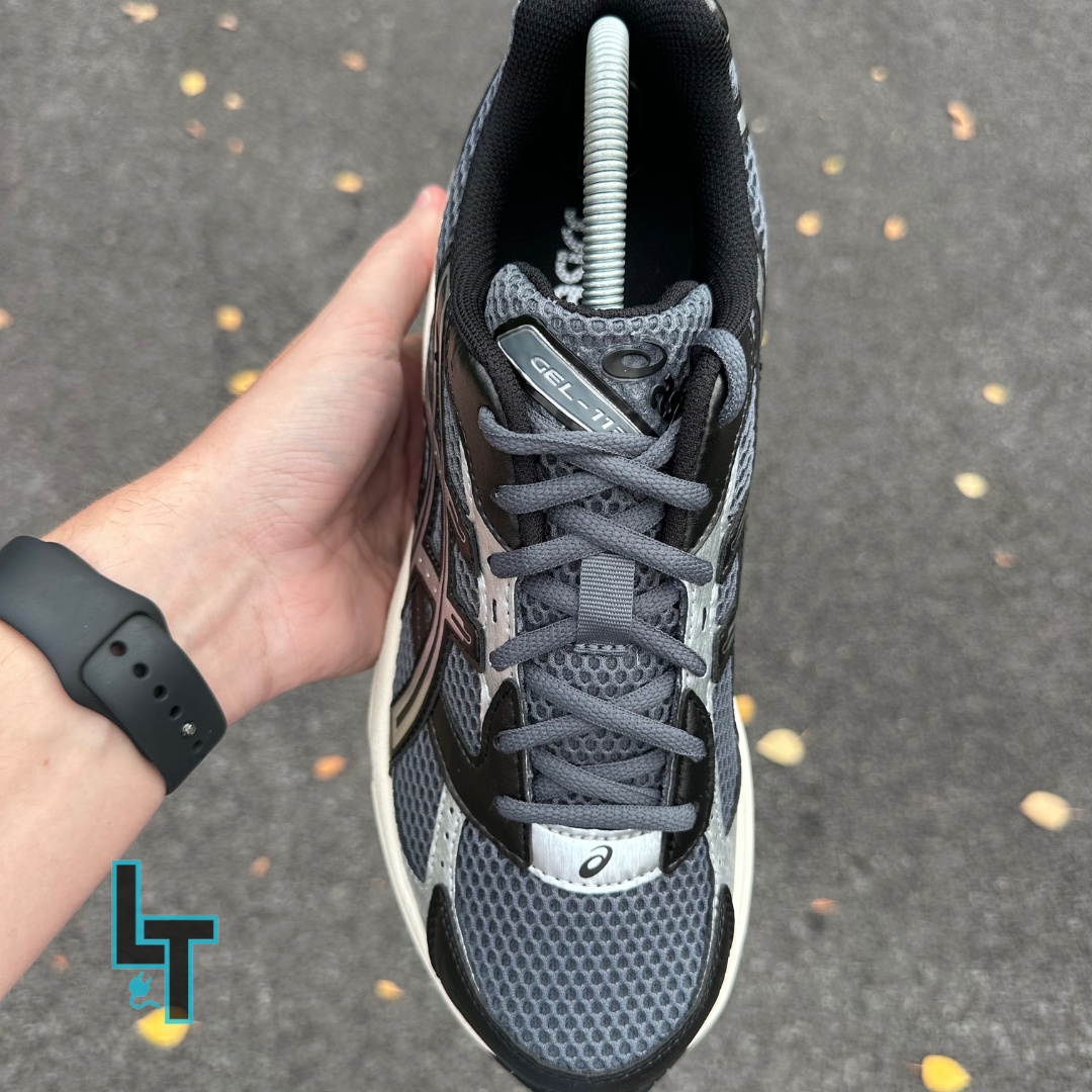 ASICS GEL TRAINERS - STEEL GREY / BLACK
