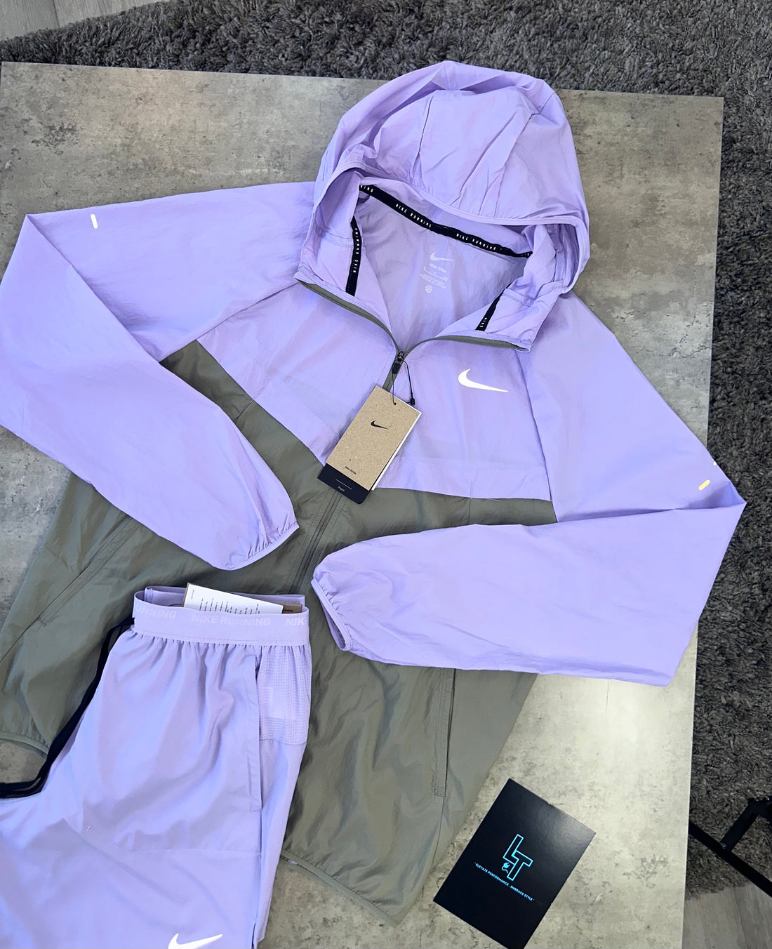 NIKE STRIDE JACKET SET - LILAC