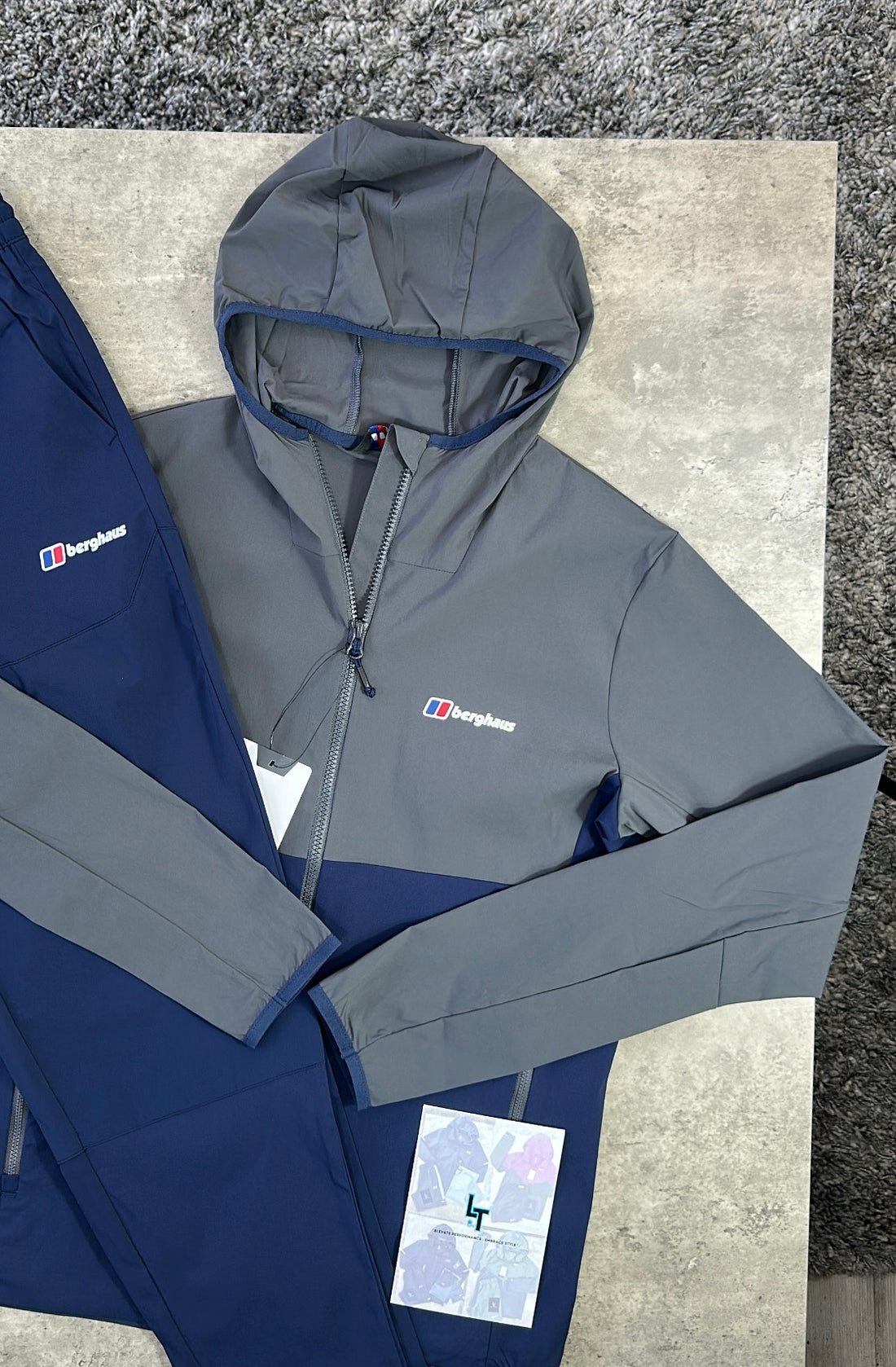 BERGHAUS THERAN TRACKSUIT - NAVY/GREY