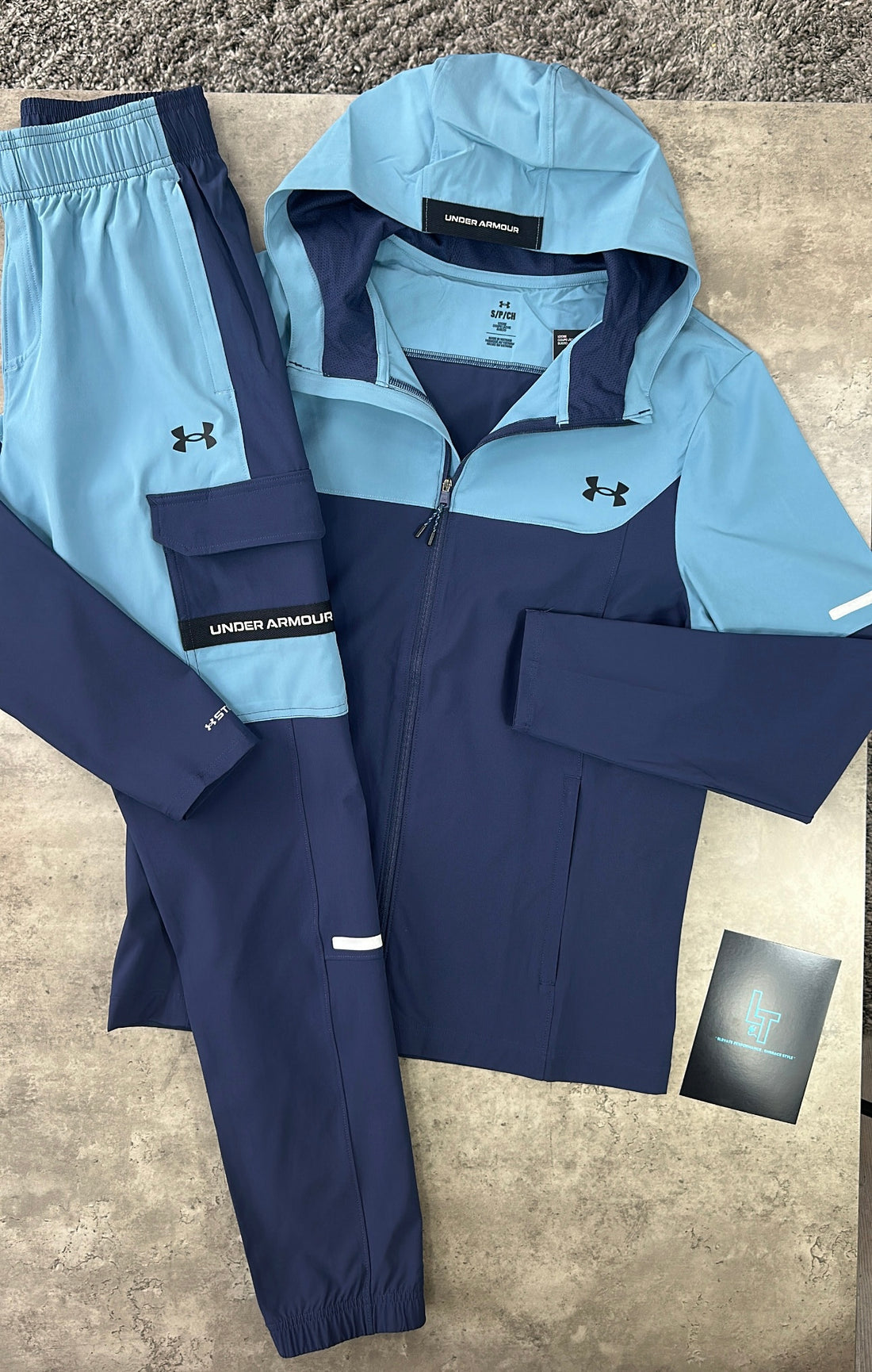 UNDER ARMOUR TECH UTILITY TRACKSUIT - BLUE