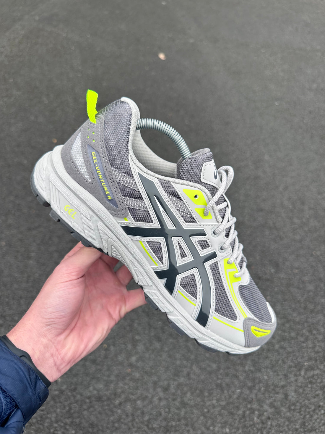 ASICS GEL VENTURE 6 - GREY / NEON