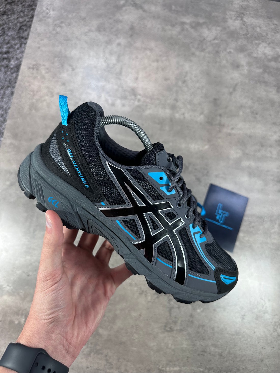 ASICS GEL 6 - BLACK / GREY / BLUE