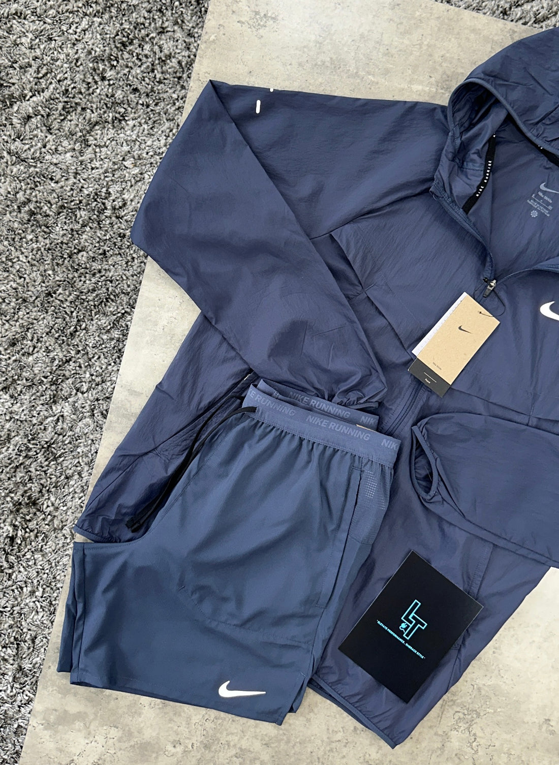 NIKE STRIDE JACKET SET - THUNDER BLUE
