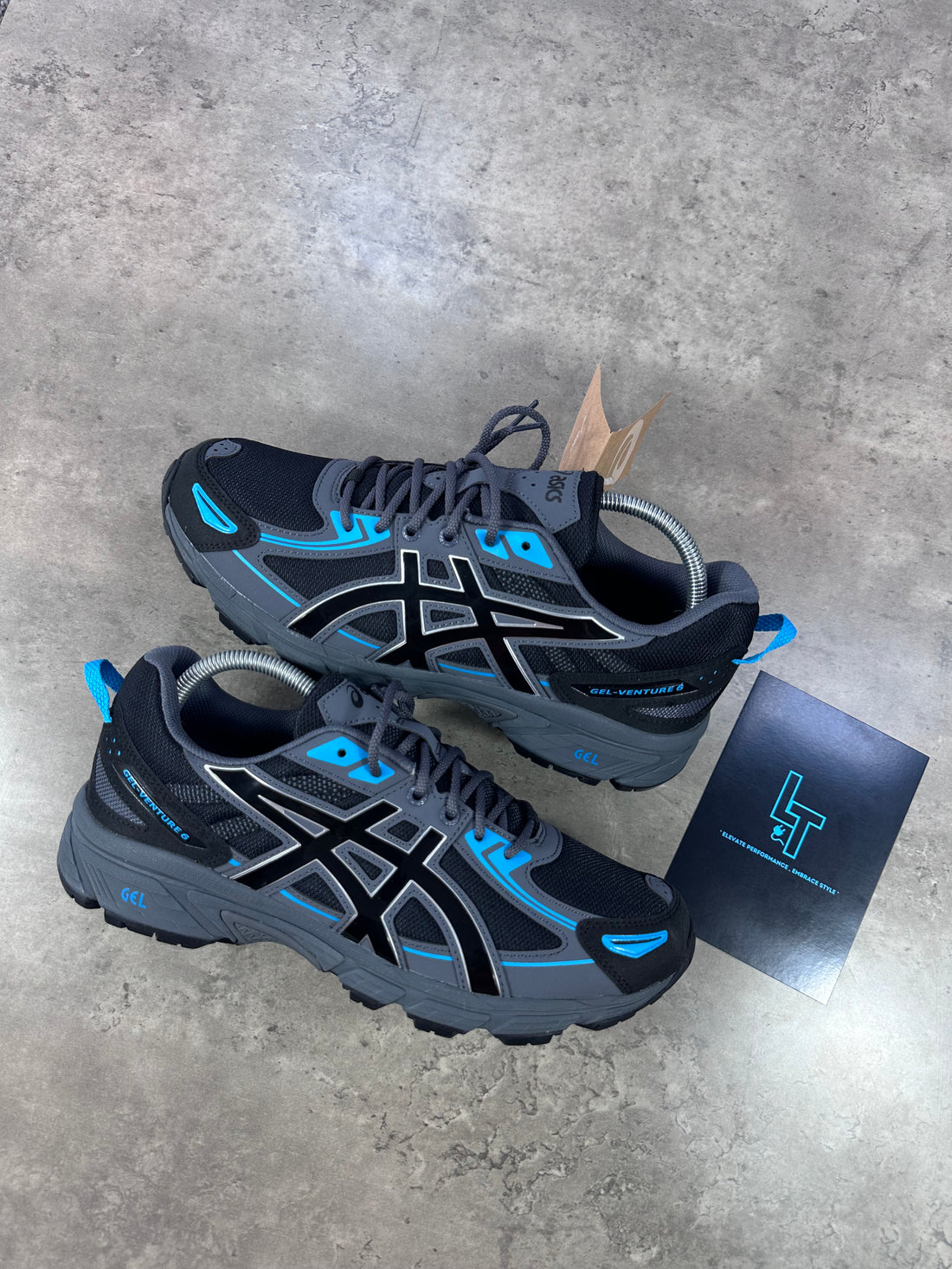 ASICS GEL 6 - BLACK / GREY / BLUE