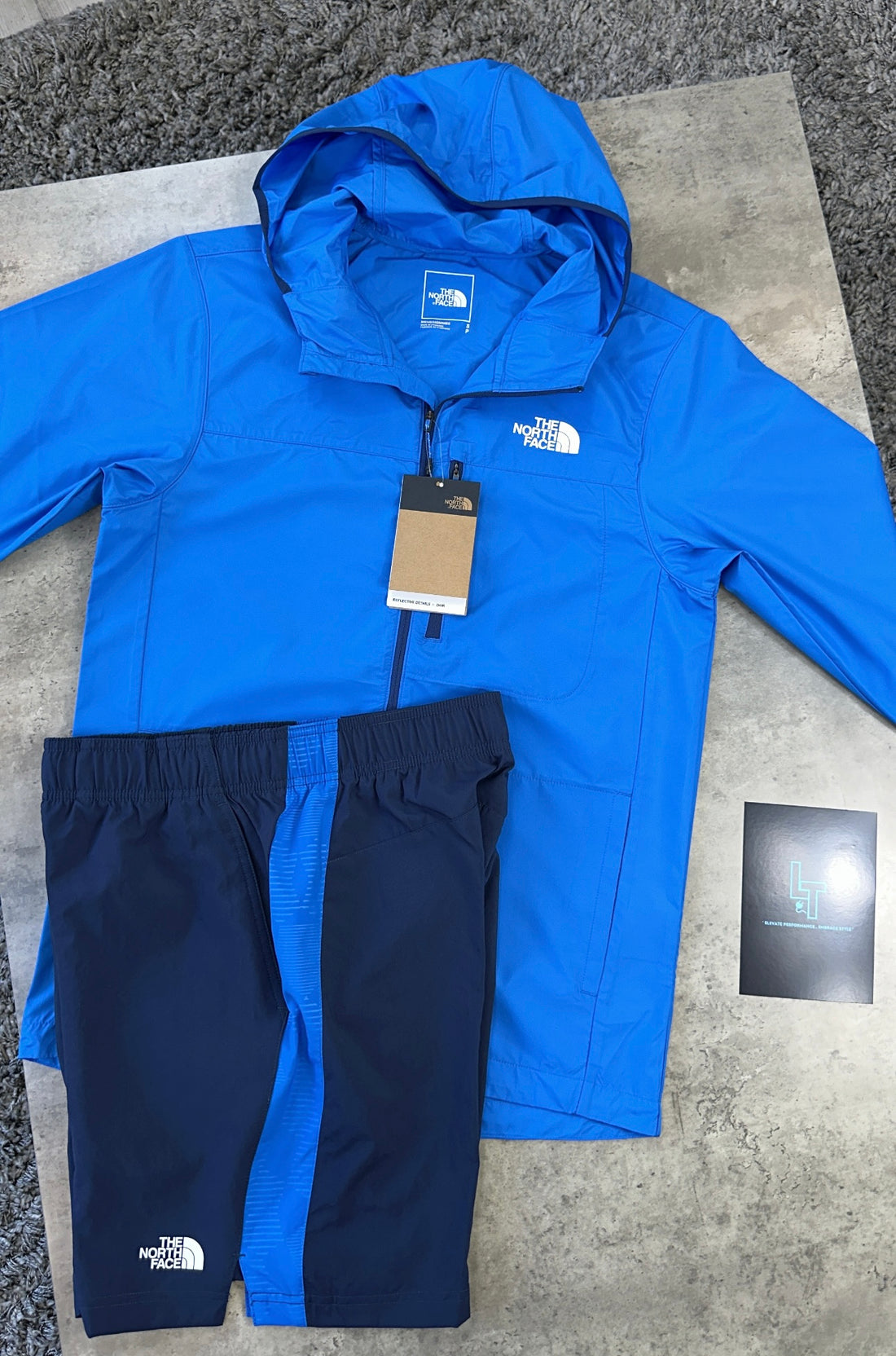 NORTH FACE JACKET SET - ROYAL/NAVY