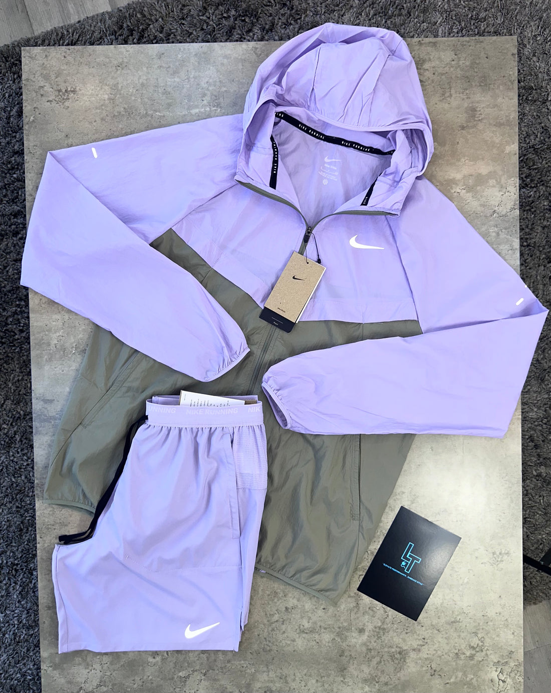 NIKE STRIDE JACKET SET - LILAC