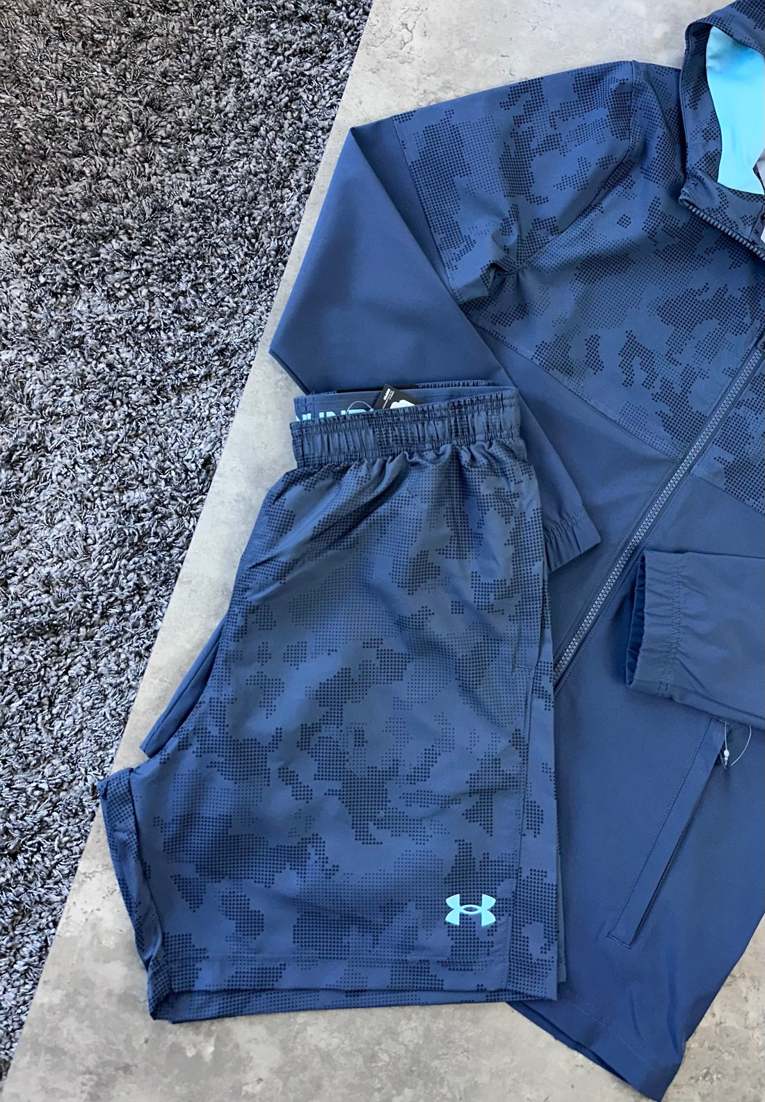 UNDER ARMOUR VANISH CAMO SET - BLUE
