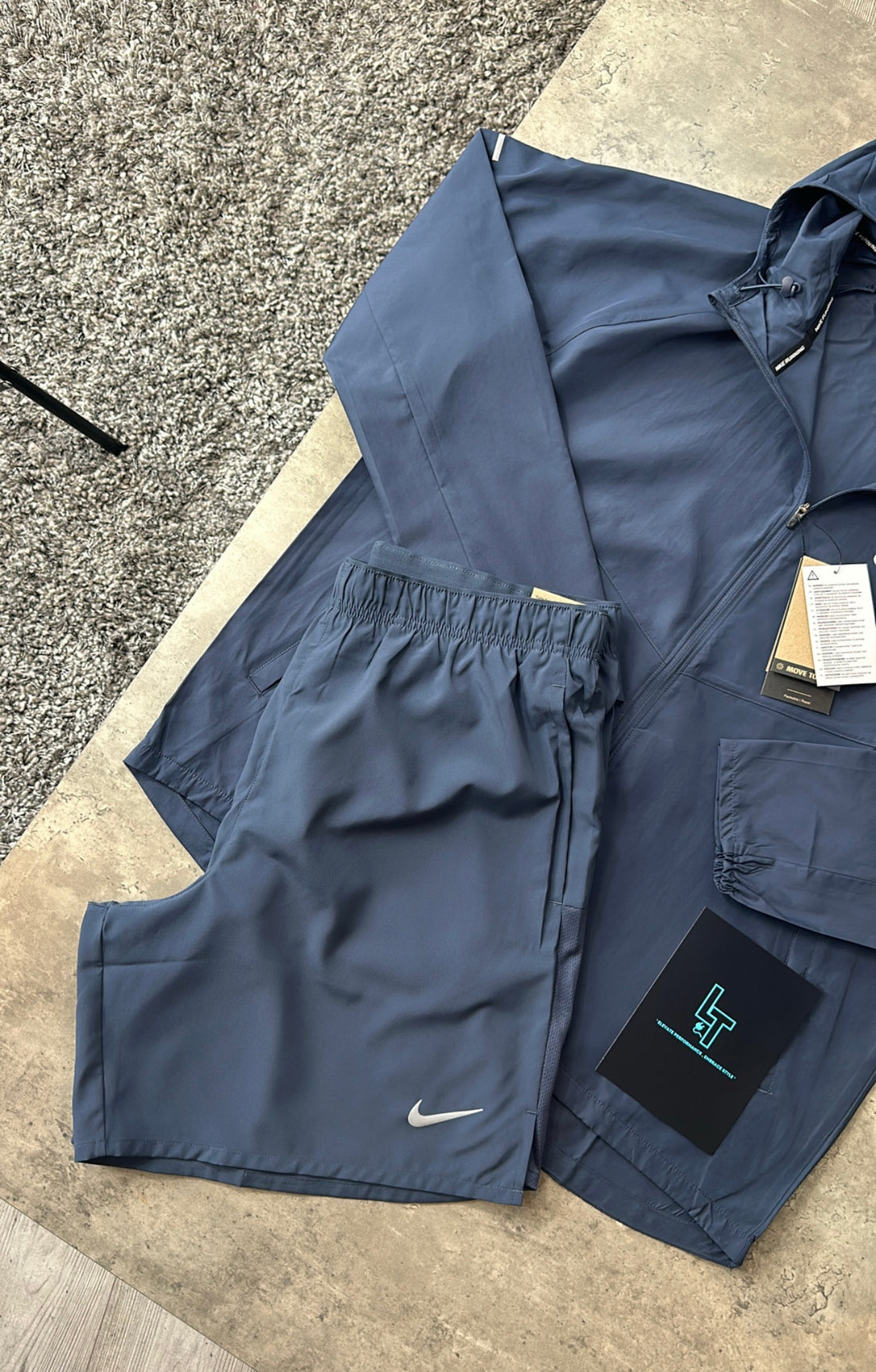 NIKE REPEL JACKET SET - THUNDER BLUE