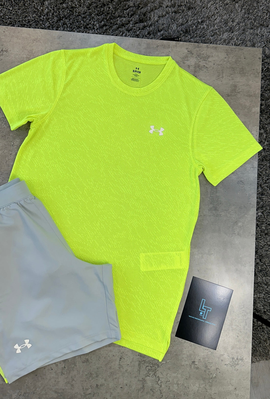 UNDER ARMOUR LAUNCH CAMO - NEON/HYDRO