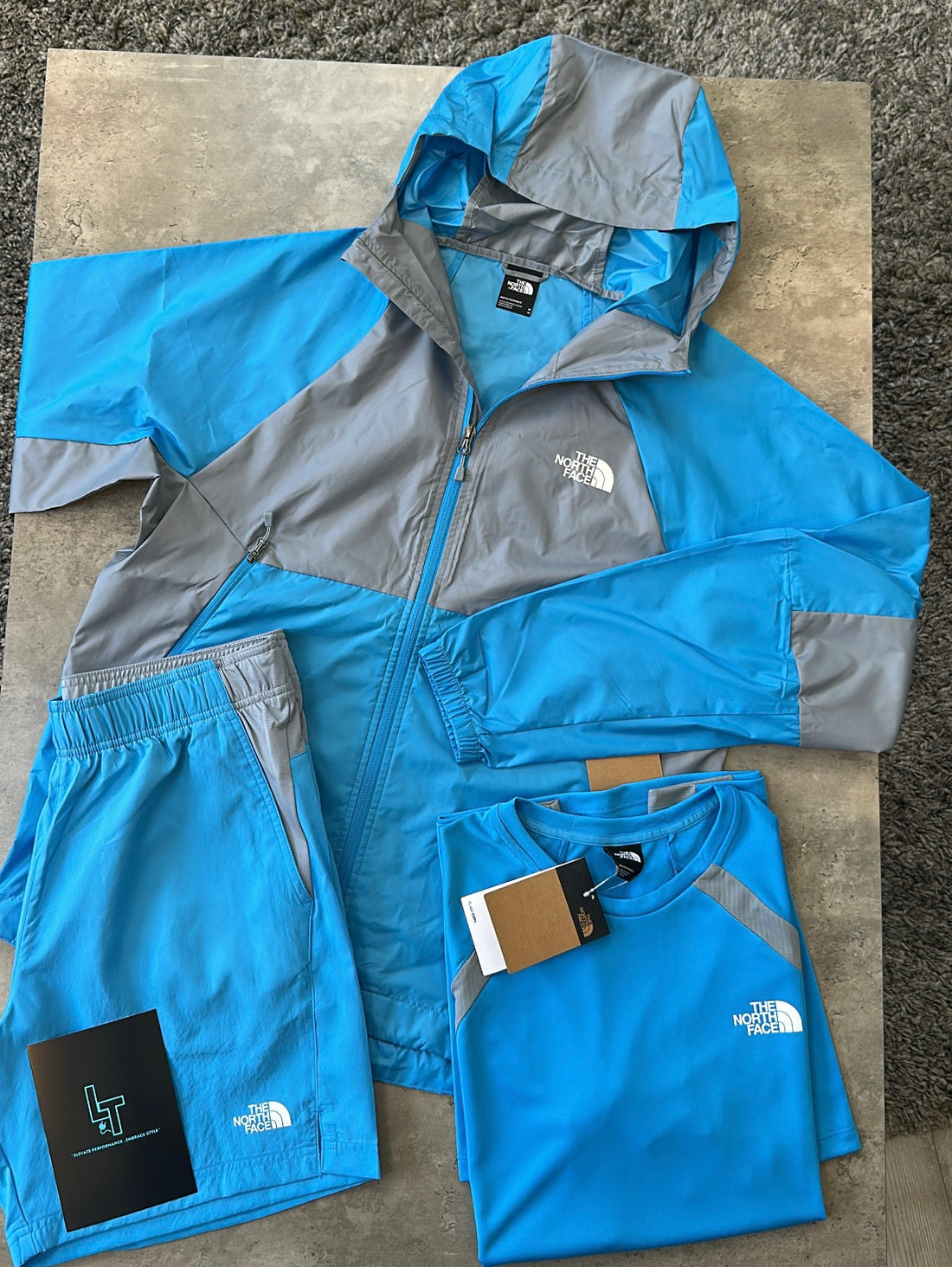 THE NORTH FACE 3 PIECE - LIGHT BLUE/GREY