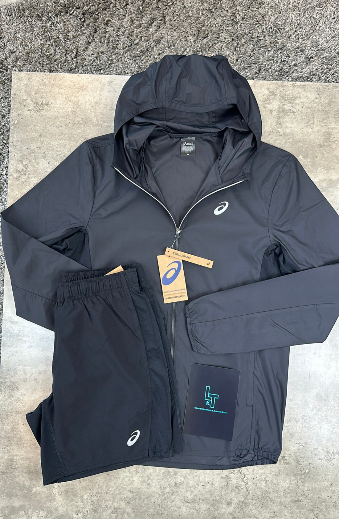 ASICS CORE JACKET SET - BLACK