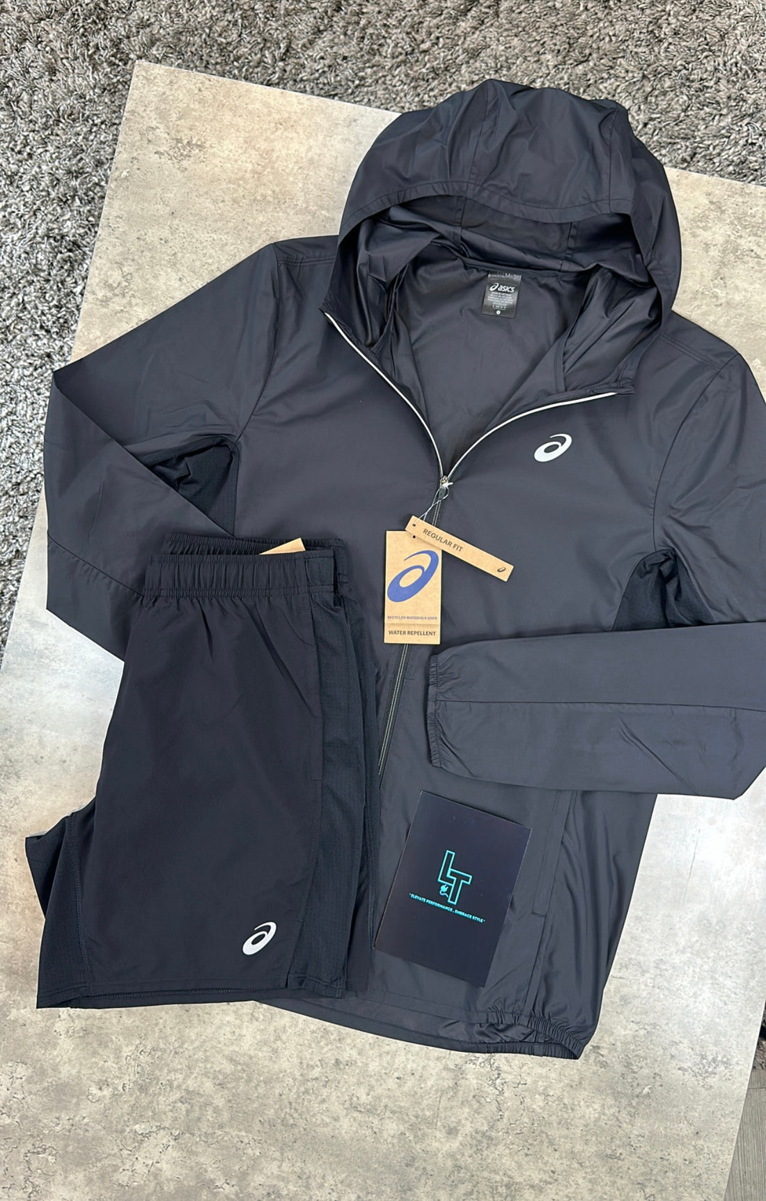 ASICS CORE JACKET SET - BLACK