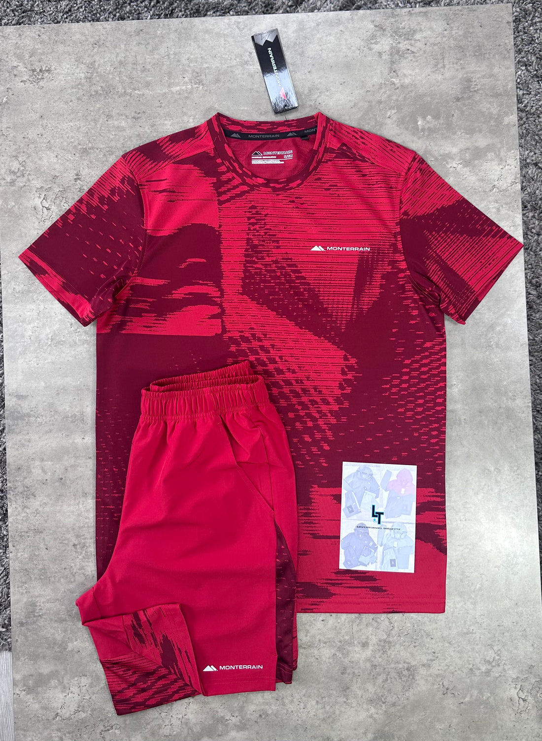 MONTERRAIN JACQUARD SET - RED