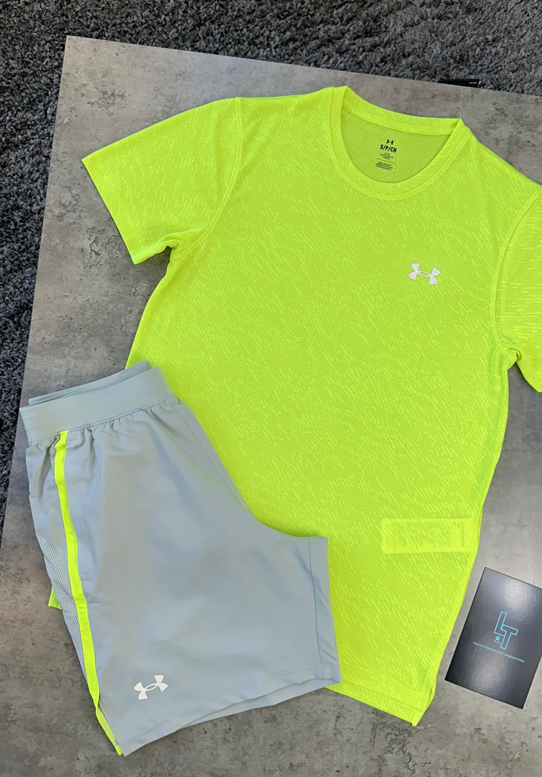 UNDER ARMOUR LAUNCH CAMO - NEON/HYDRO