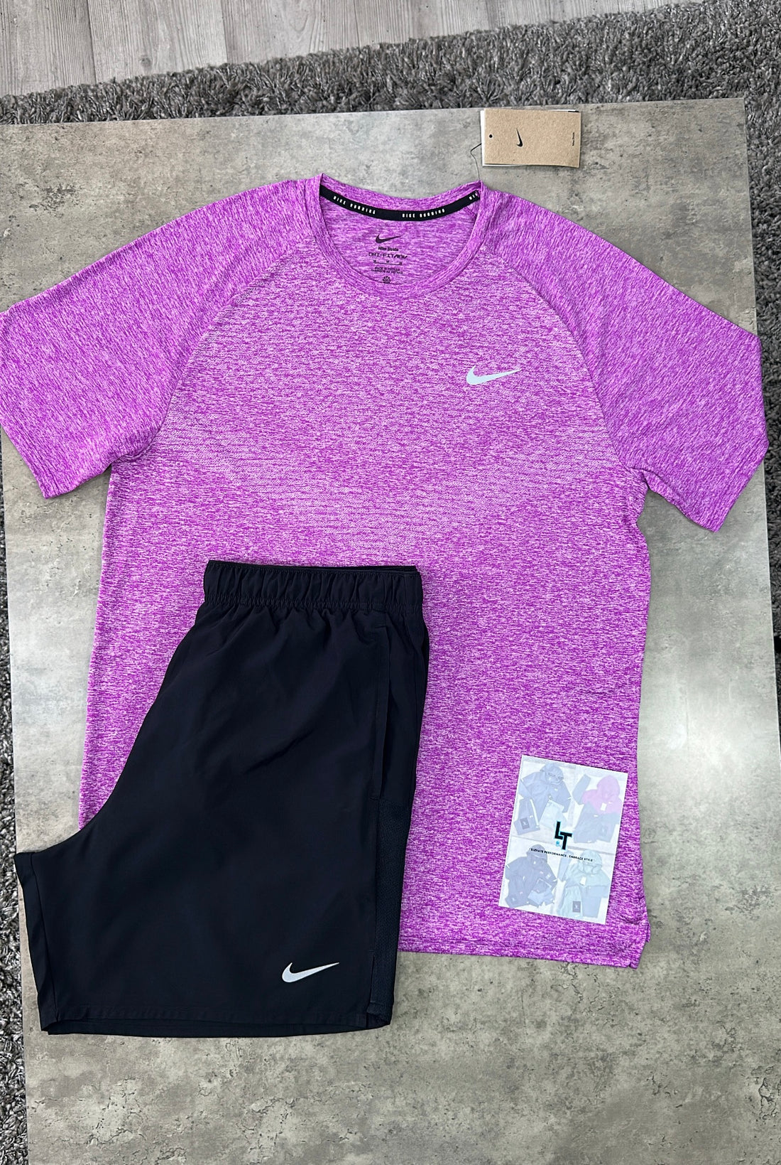 NIKE ADV STRIDE SET - PURPLE/BLACK