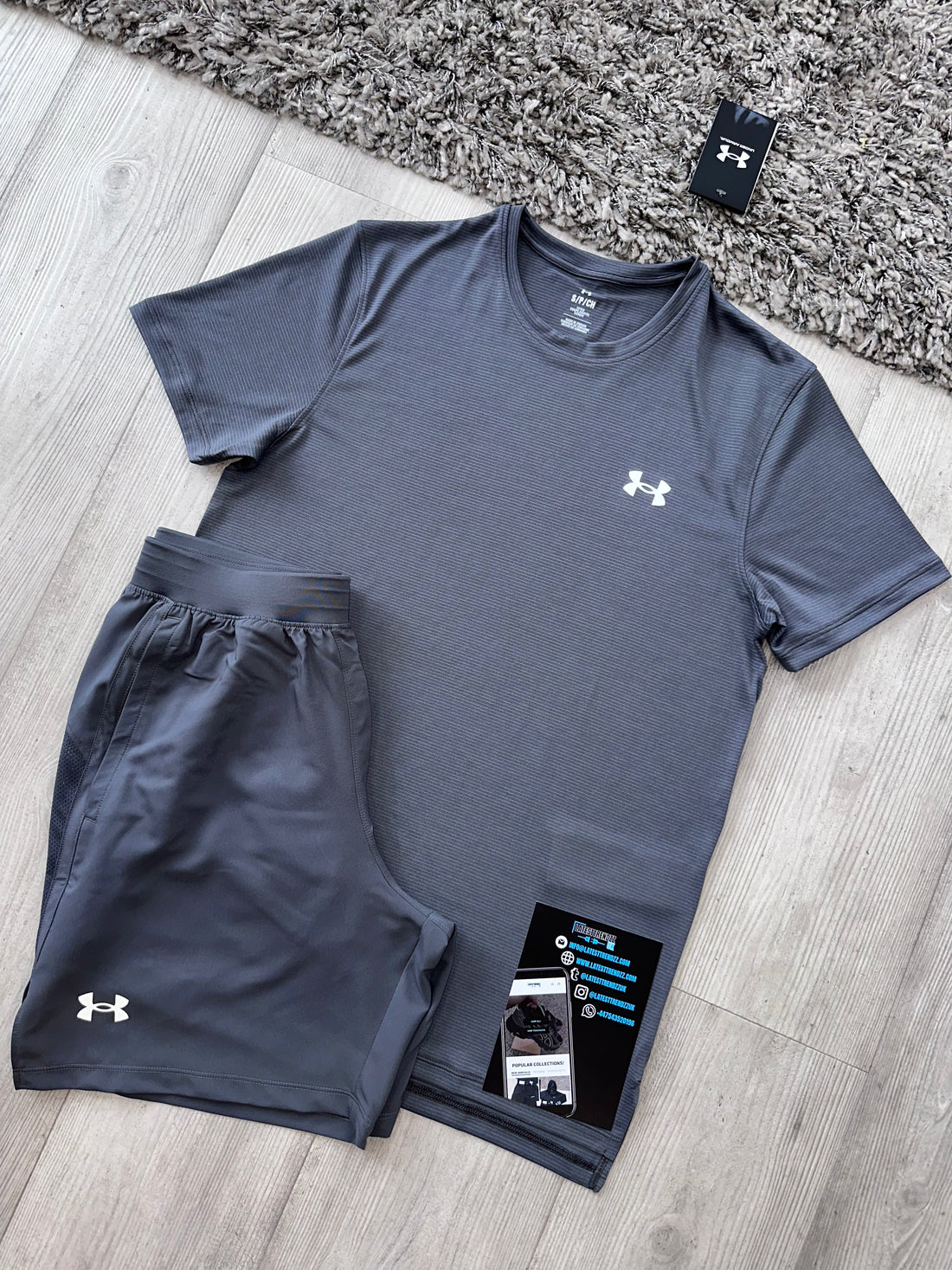 UNDER ARMOUR LAUNCH SET - DARK GREY