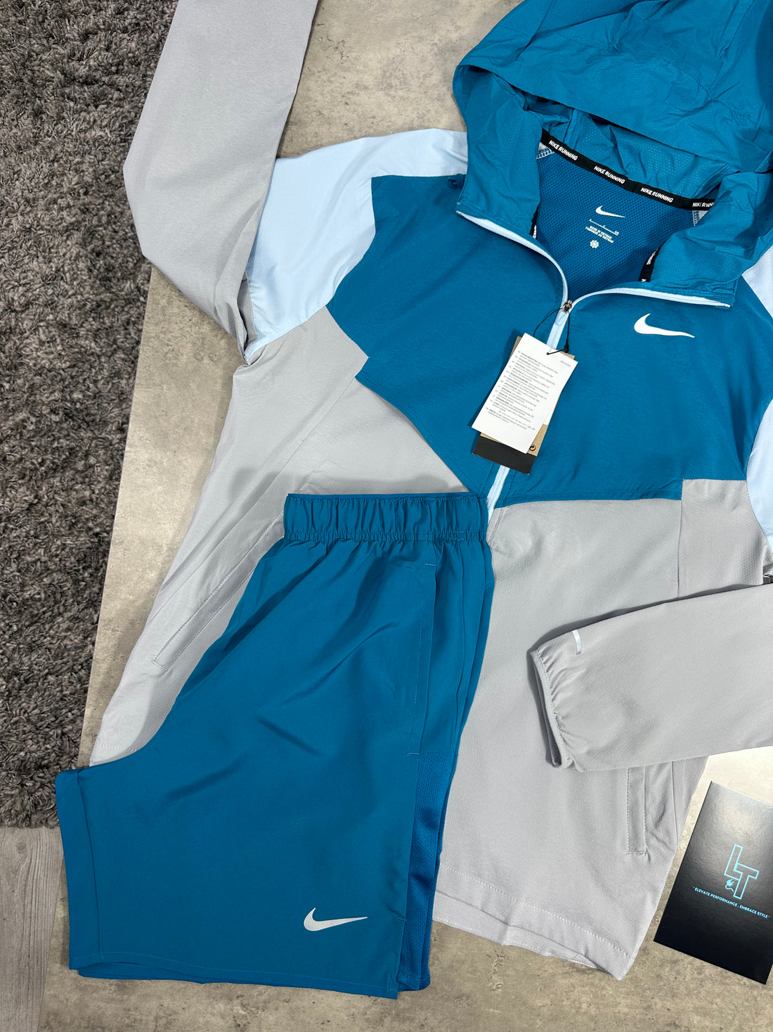 NIKE WINDRUNNER SET - ABYSS/LIGHT BLUE/LIGHT GREY