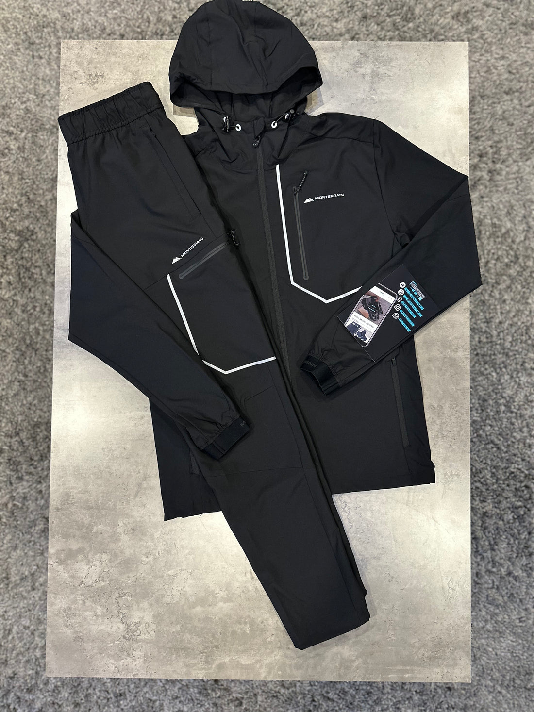 MONTERRAIN 3.0 TRACKSUIT - BLACK/REFLECTIVE