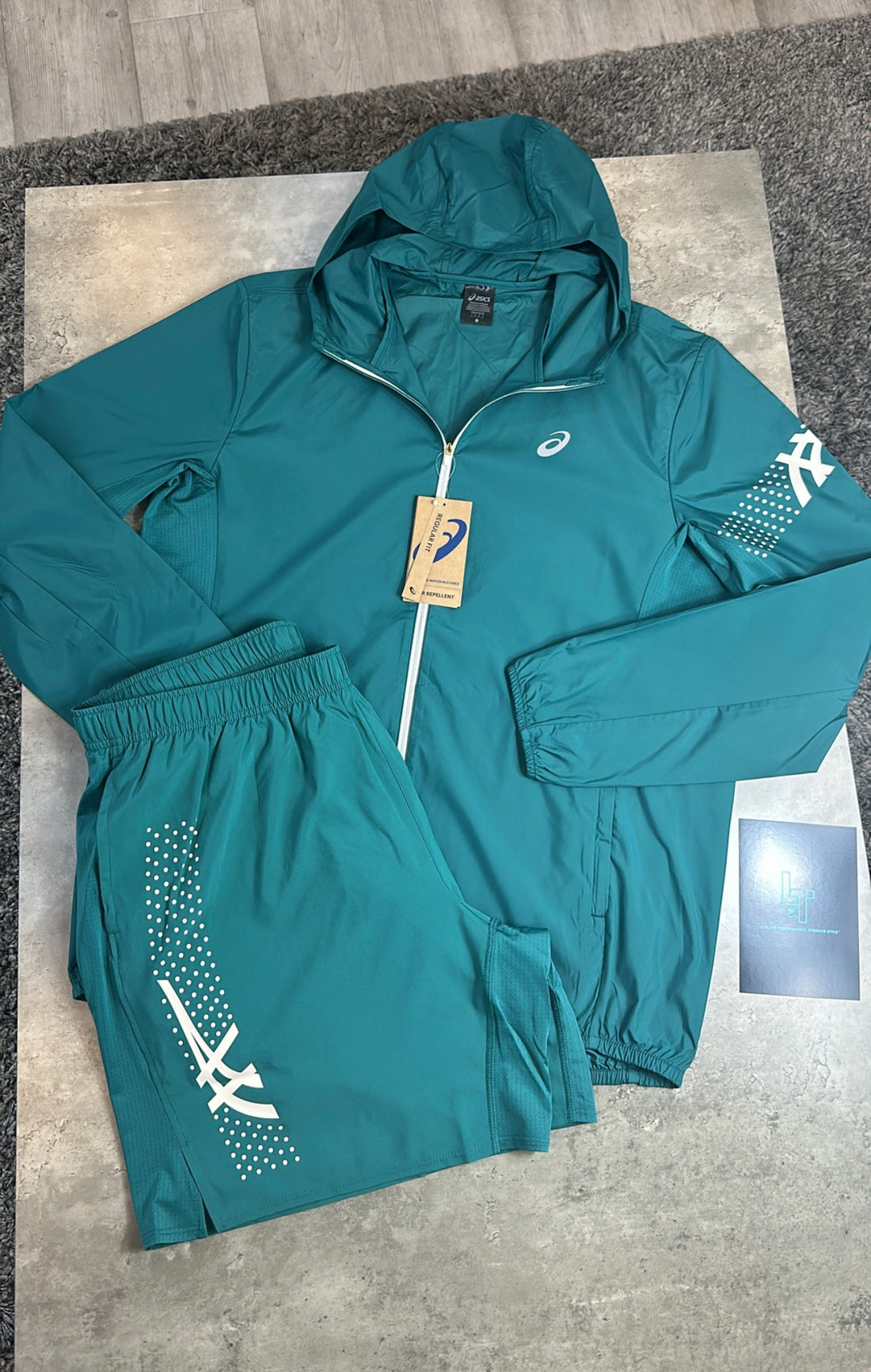 ASICS JACKET SET - TEAL