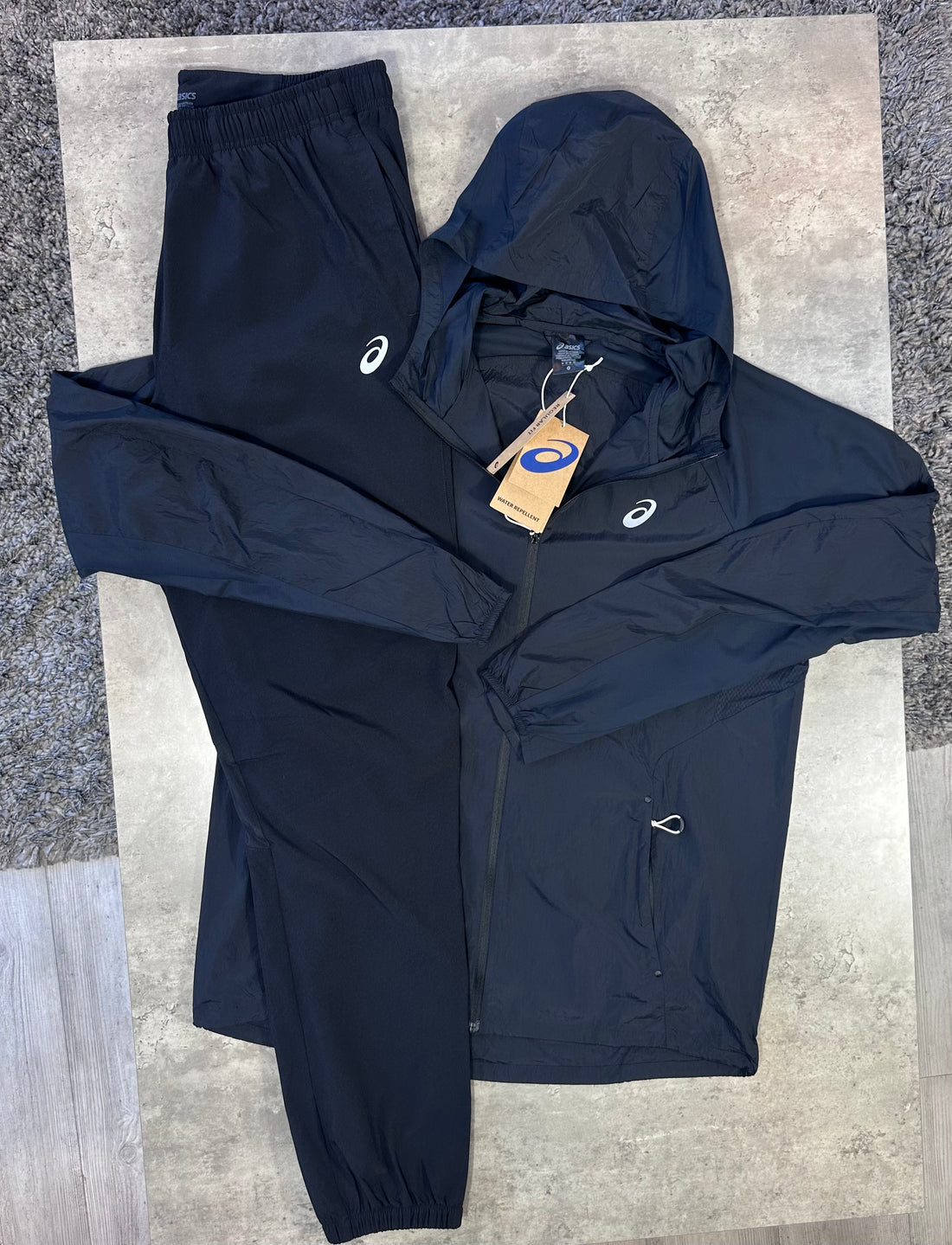ASICS ROAD TRACKSUIT - BLACK