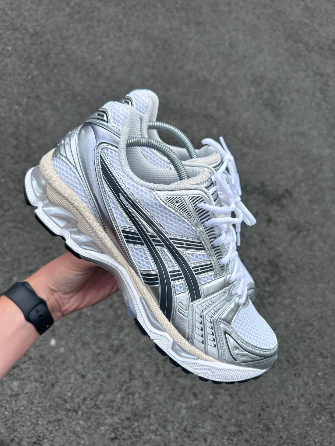 ASICS GEL KAYANO - WHITE / SILVER