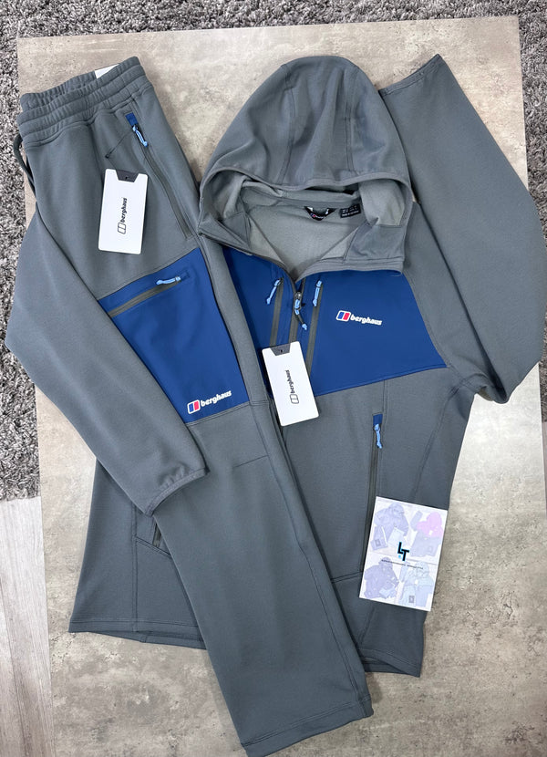 BERGHAUS FLEECE PLUS TRACKSUIT - DARK GREY / NAVY