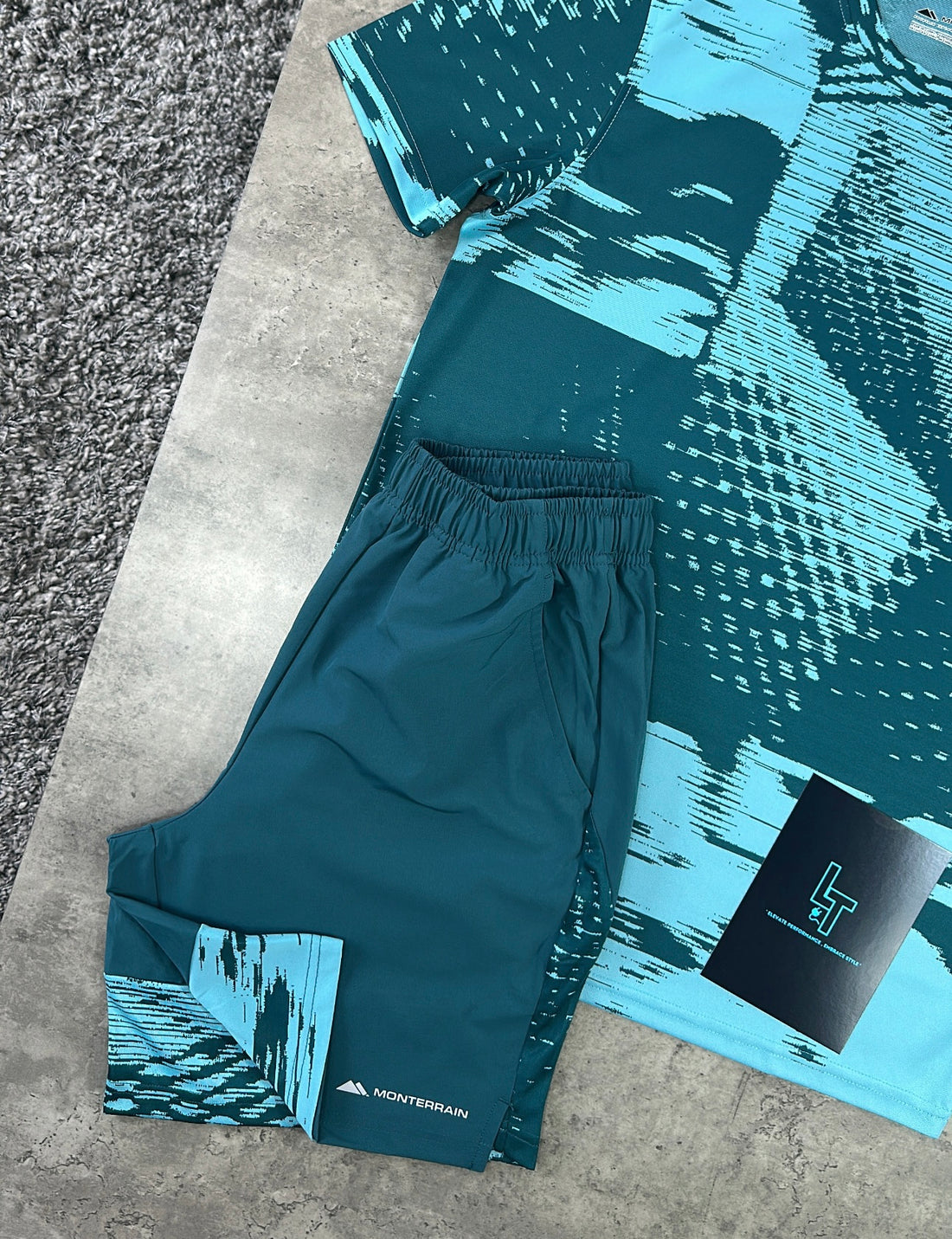 MONTERRAIN JACQUARD SET - TEAL