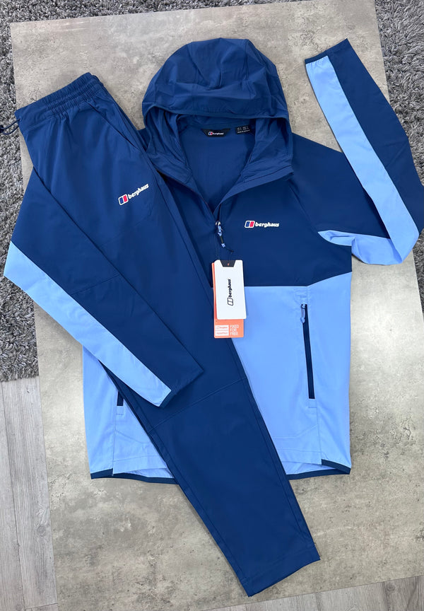 BERGHAUS THERAN TRACKSUIT - NAVY / SKY BLUE