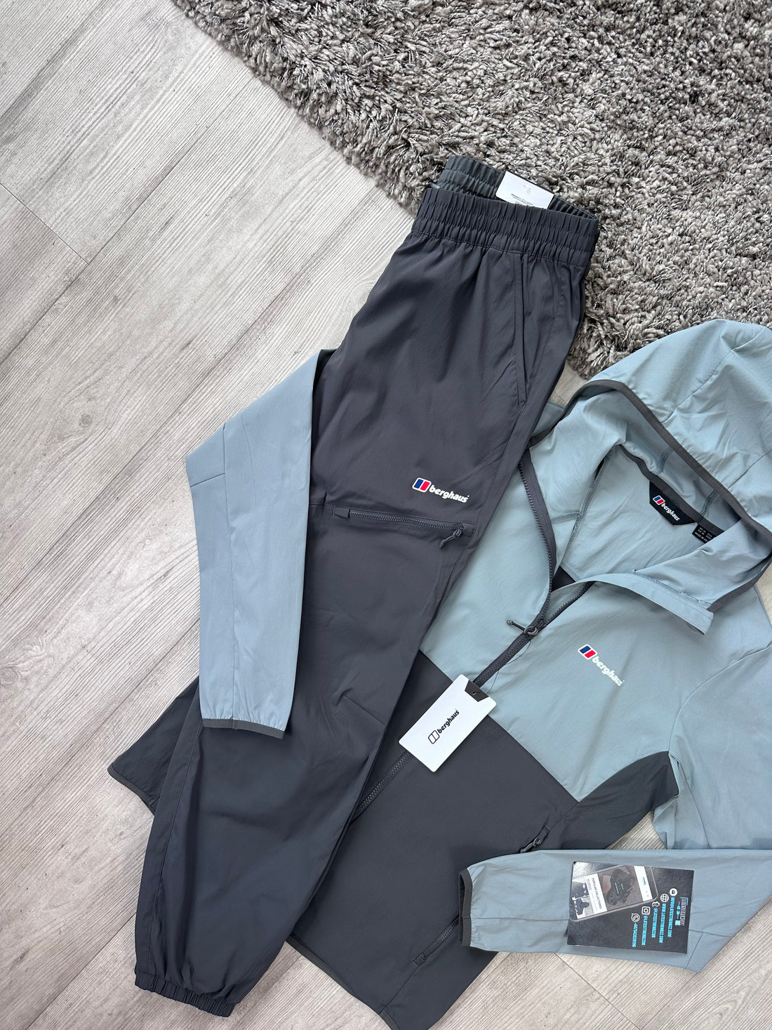 BERGHAUS THERAN CARGO TRACKSUIT - LIGHT/DARK GREY