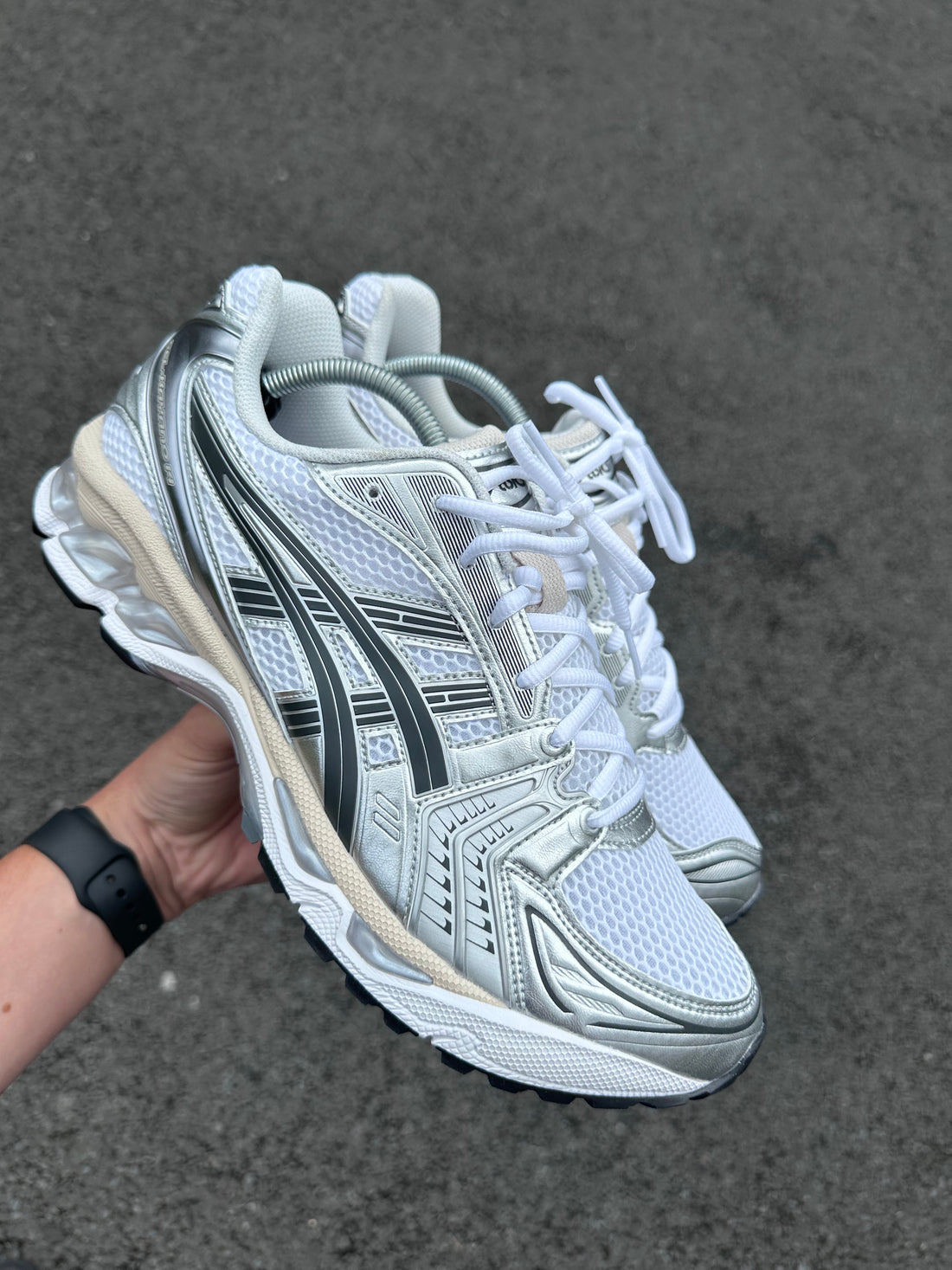 ASICS GEL KAYANO - WHITE / SILVER