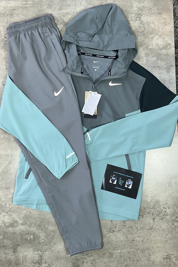 NIKE WINDRUNNER TRACKSUIT - GREY / CANNON / SEAWEED