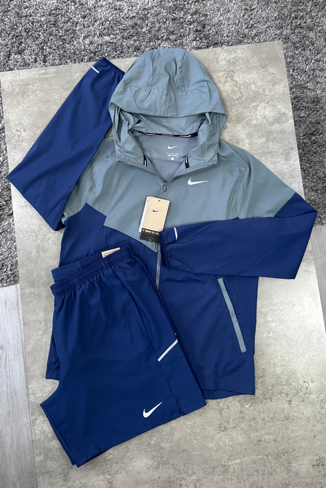 NIKE WINDRUNNER SET - NAVY / GREY