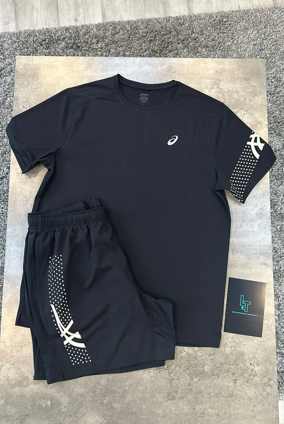 ASICS 3 PIECE SET - BLACK