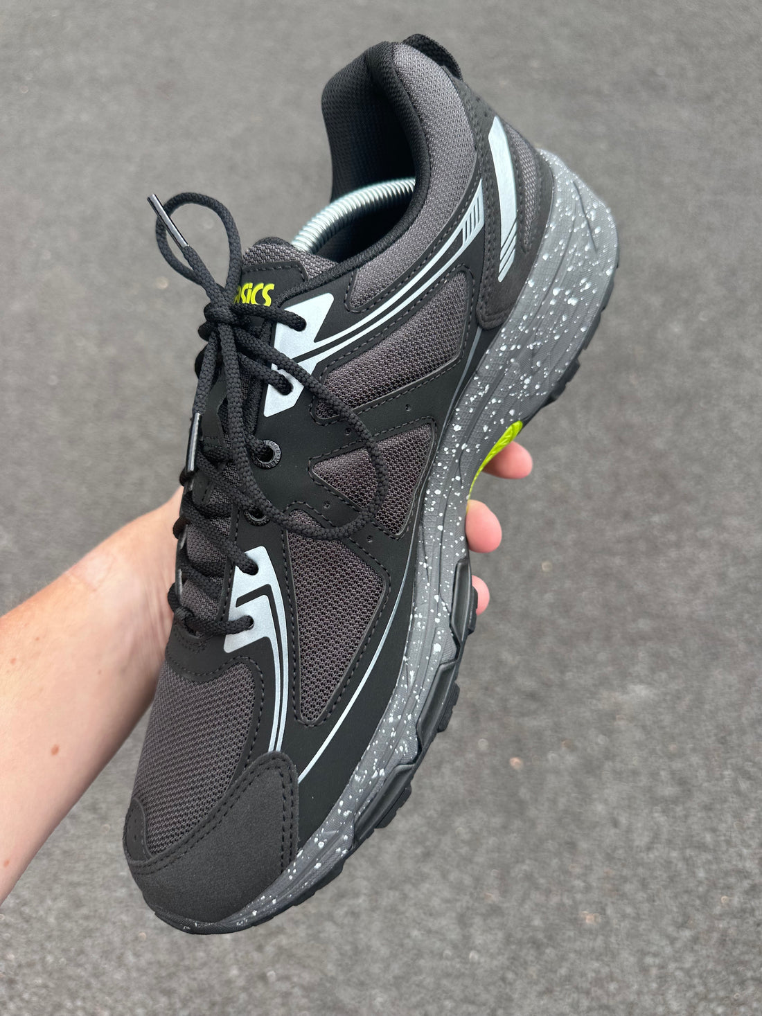 ASICS GEL TRAINERS - BLACK / NEON