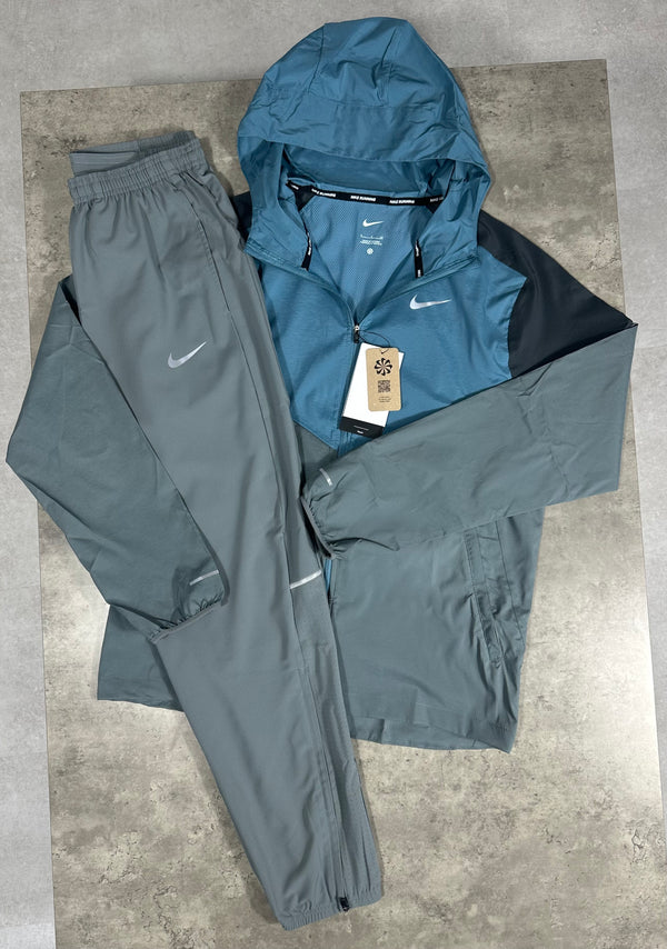 NIKE WINDRUNNER TRACKSUIT - GREY / SMOKEY BLUE