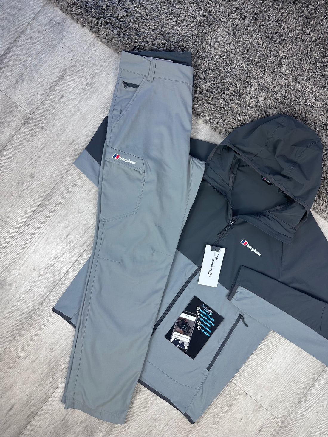 BERGHAUS NAVIGATOR TRACKSUIT - LIGHT/DARK GREY