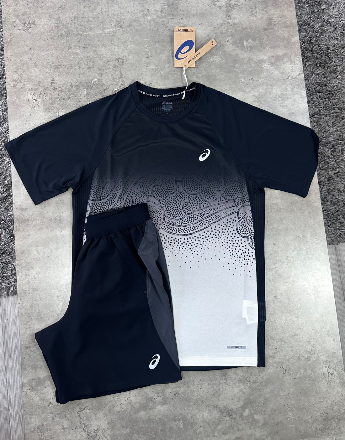 ASICS ROAD SET - BLACK/GREY/WHITE