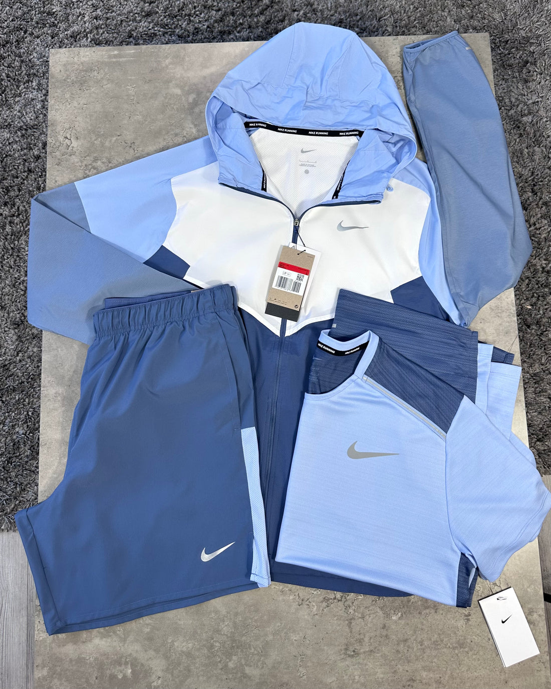 NIKE WINDRUNNER 3 PIECE - WHITE/COBALT/THUNDER BLUE