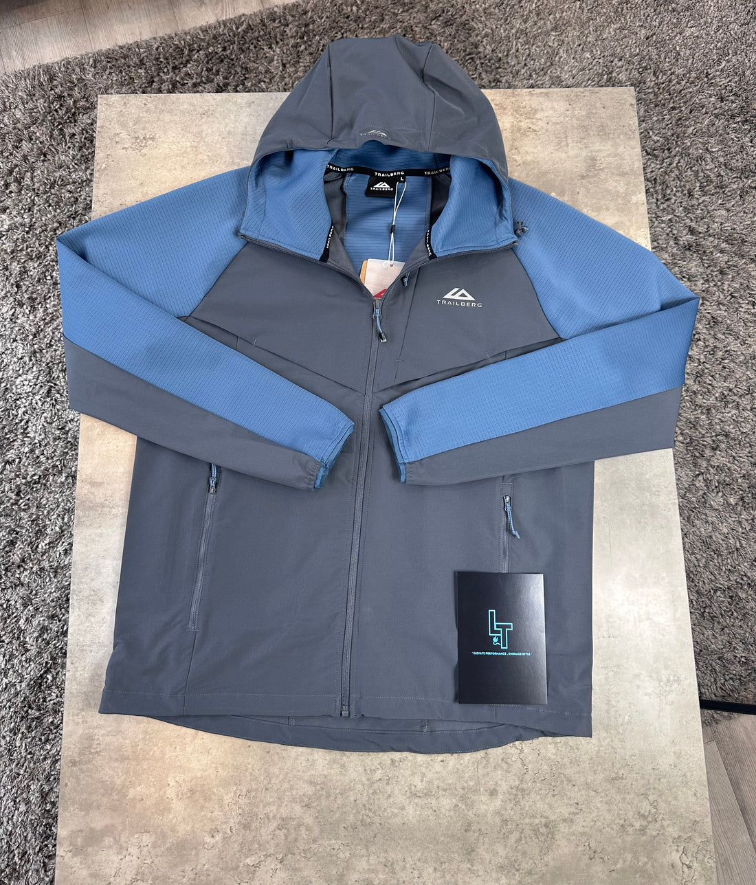 TRAILBERG DASH TRACKSUIT - BLUE/GREY