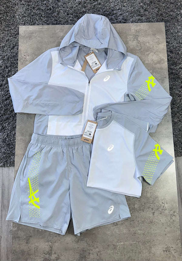 ASICS TRI SET - WHITE / GREY / NEON