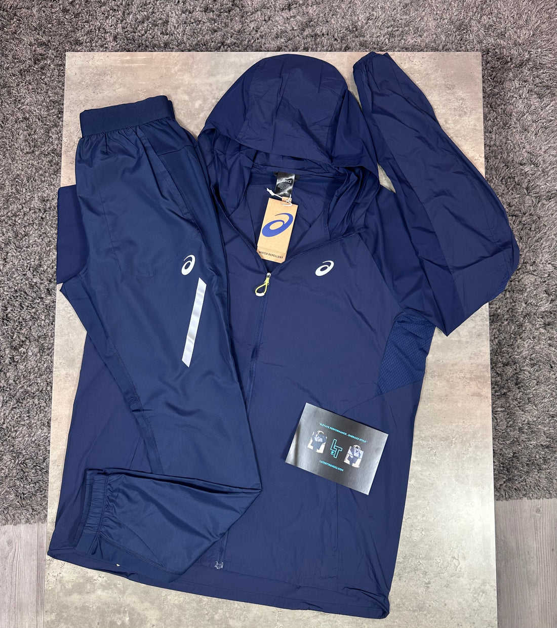 ASICS ROAD TRACKSUIT - NAVY