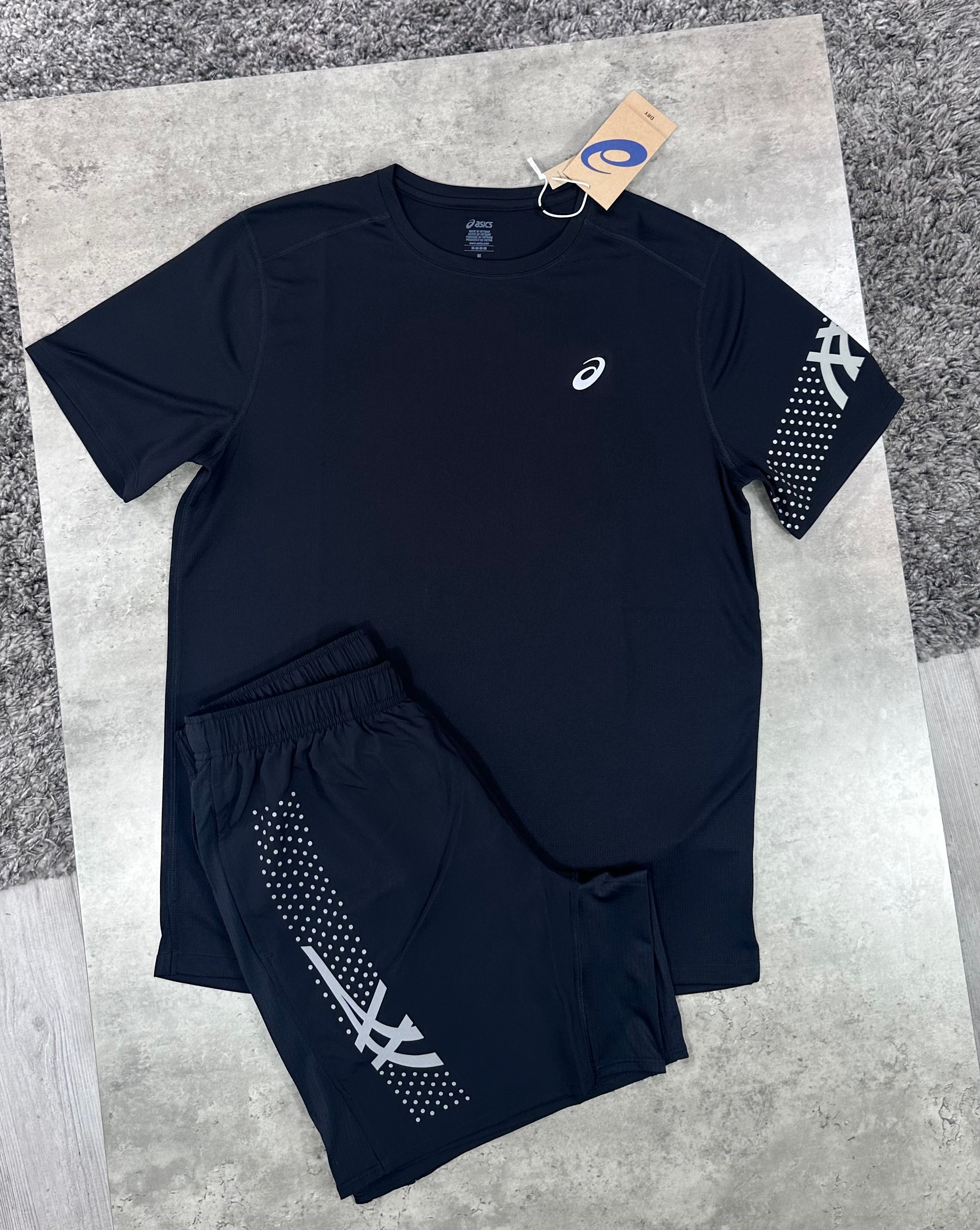 ASICS 3 PIECE SET - BLACK – Latesttrendzzuk