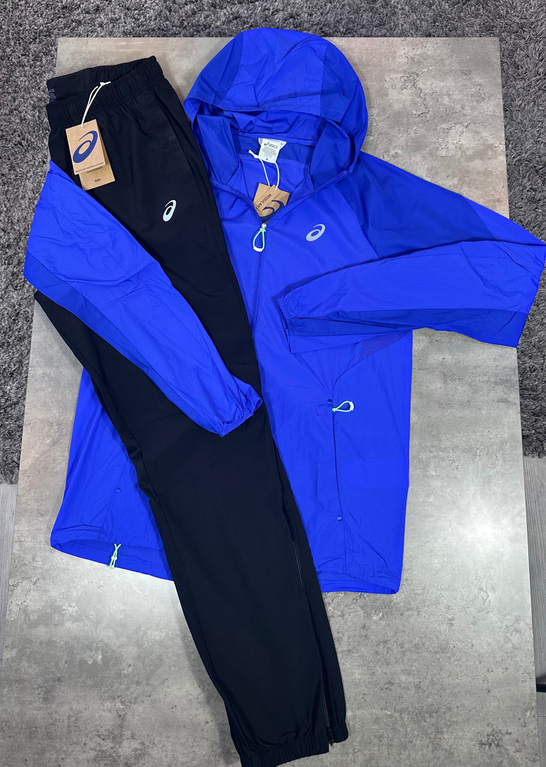 ASICS ROAD TRACKSUIT - COBALT BLUE / BLACK