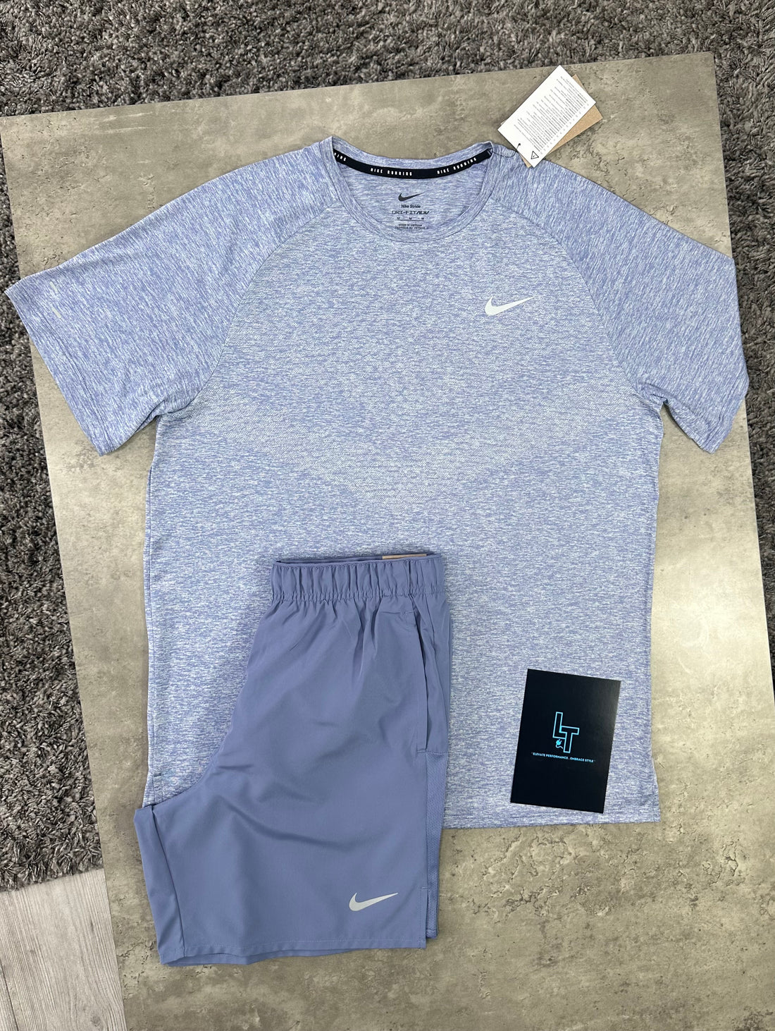 NIKE ADV STRIDE SET - INDIGO/HEATHER